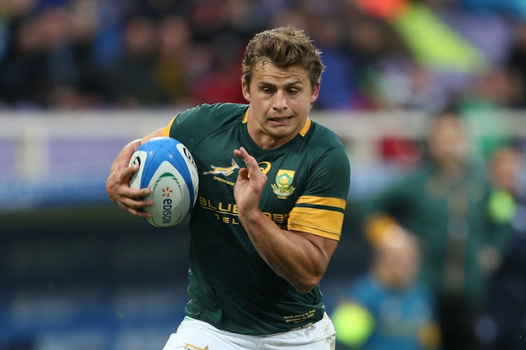 Pat Lambie of South Africa in action during the international match between Italy v South Africa at Stadio Olimpico on November 19, 2016 in Rome, Italy.
