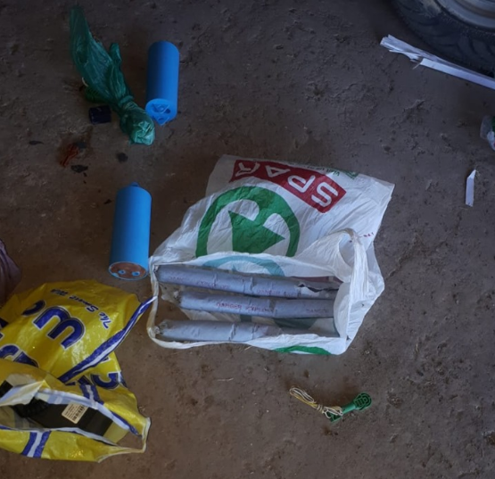 Eastern Cape police found explosives, detonators and equipment suspected to have been used to clone cards at a premises in Idutywa.