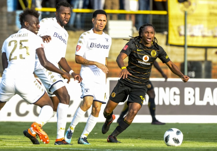 Siphiwe Tshabalala of Kaizer Chiefs with possession during the Absa Premiership match between Bidvest Wits and Kaizer Chiefs at Bidvest Stadium on February 03, 2018 in Johannesburg.