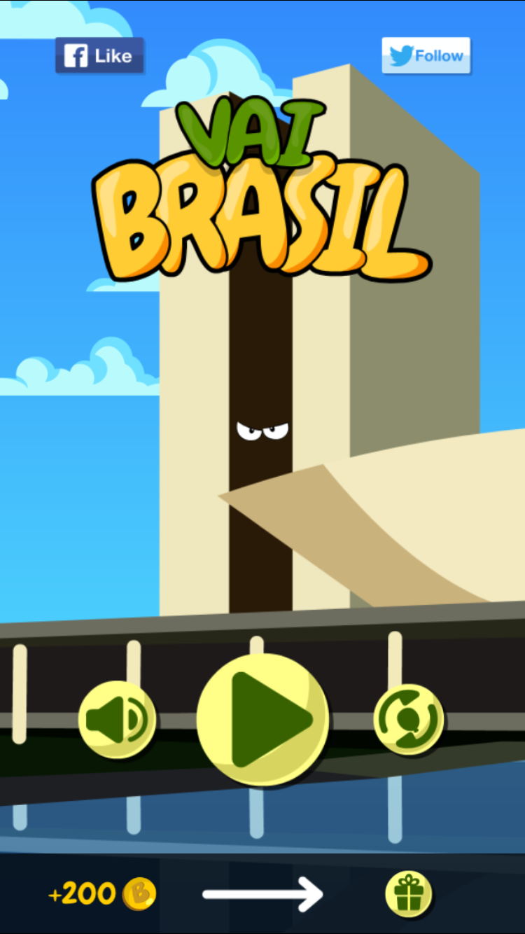 Android application Vai Brasil screenshort