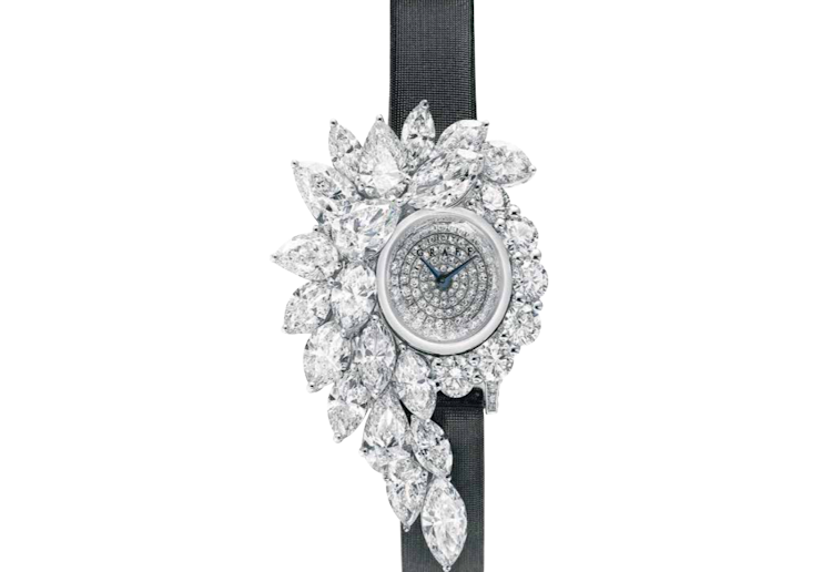 Graff Pear Shape and Marquise Diamond Watch.