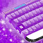 Purple 3D Keyboard Apk