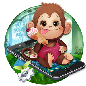 Download Sweet Monkey On Tree Theme For PC Windows and Mac