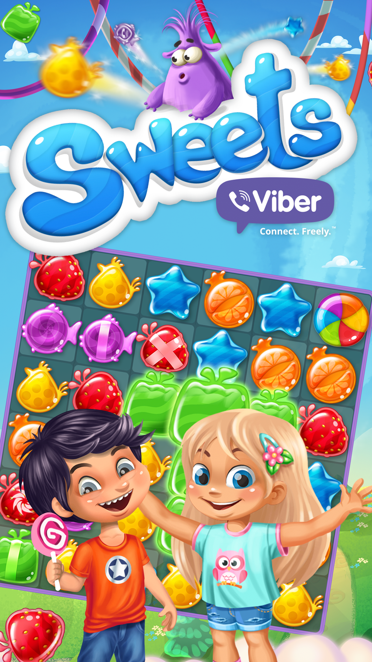 Android application Viber Sweets screenshort