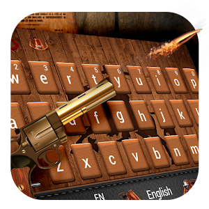 Download Revolver Western cowboy keyboard skin For PC Windows and Mac