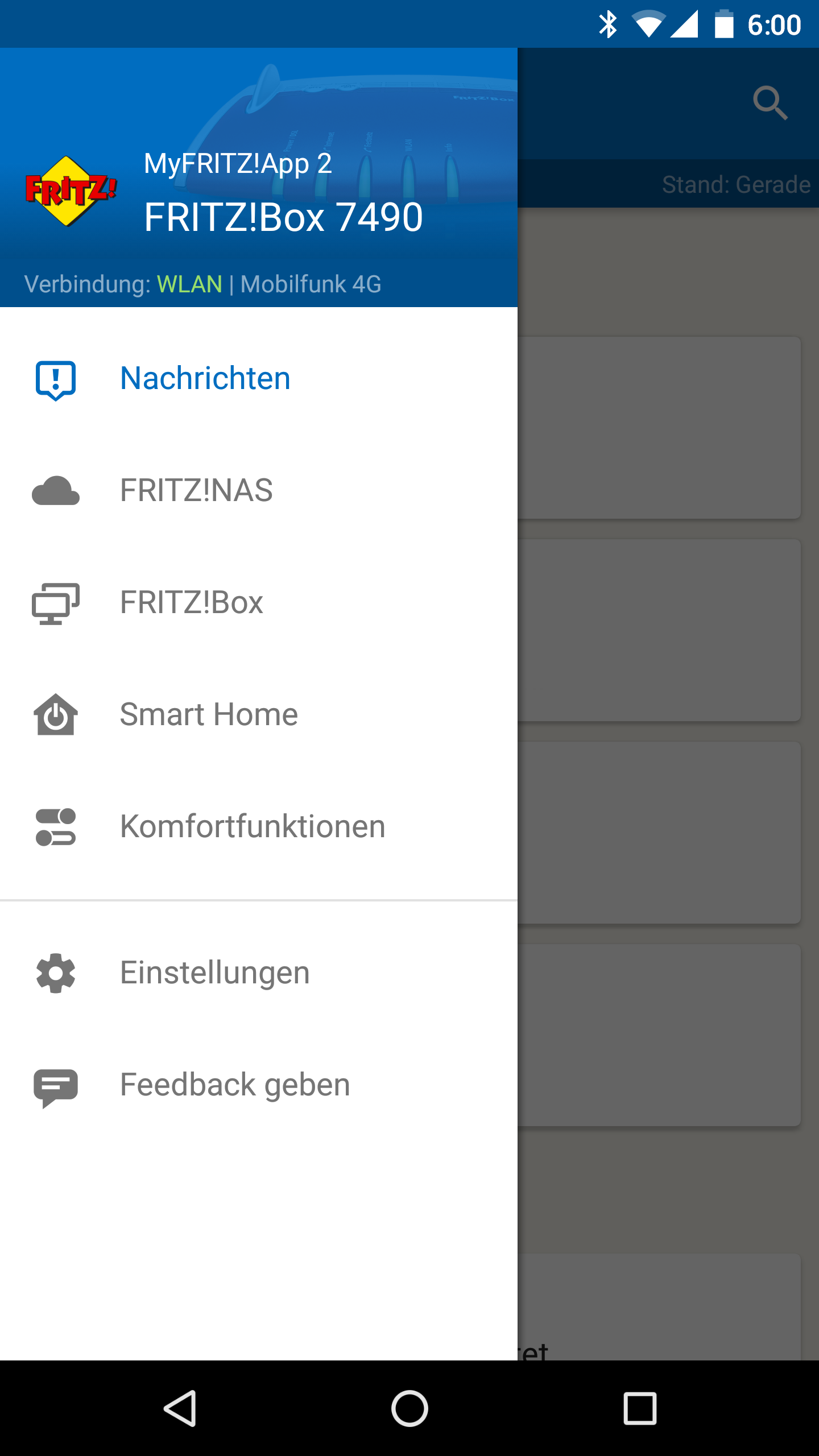 Android application MyFRITZ!App screenshort