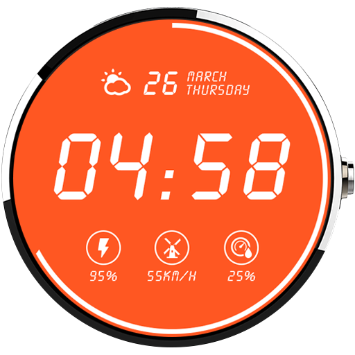 Gleamy Watch Face For Moto 360