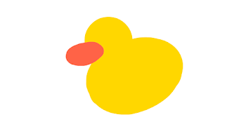minimalist rubber duck