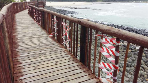 The Gonubie Ratepayers Association would like to see the boardwalk eventually replaced with a recycled plastic structure. Picture: BARBARA HOLLANDS