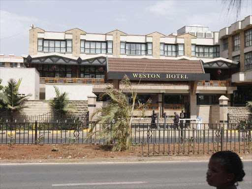 Weston hotel on Langata road. photo/Monicah Mwangi