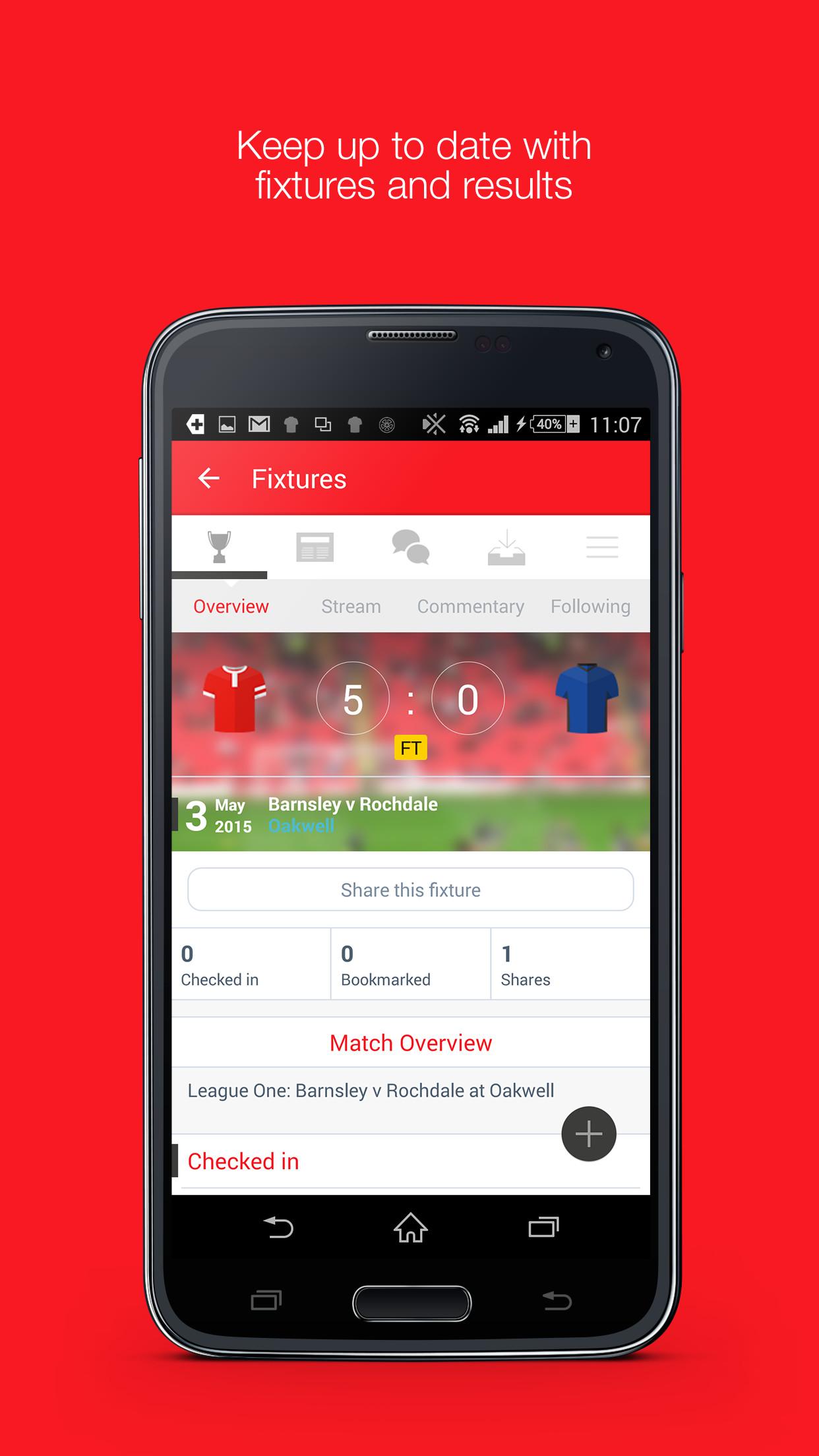 Android application Fan App for Barnsley FC screenshort