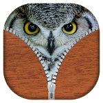 Owl Zipper Lock Screen Apk