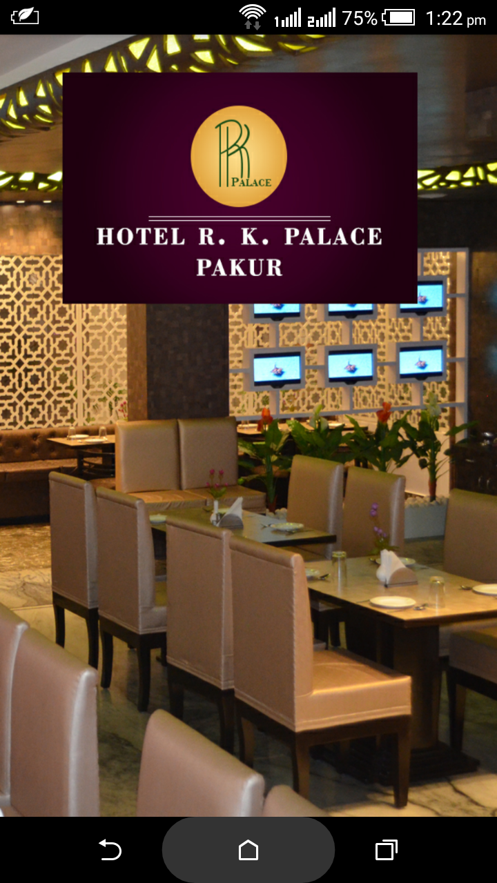 Android application Hotel R K Palace Pakur screenshort