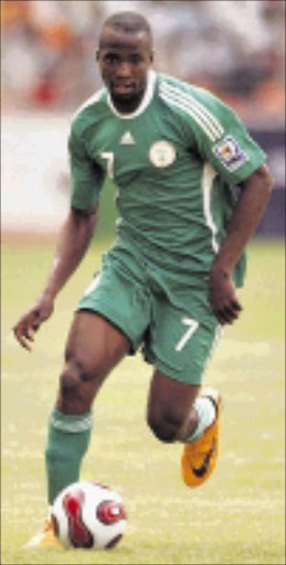 GIFTED: Nigerian soccer legend John Utaka. Pic. Lefty Shivambu. 01/06/2008. © Gallo Images.