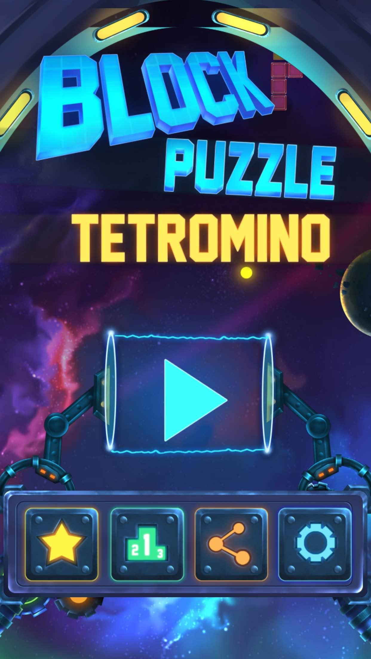 Android application Block Tetromino screenshort