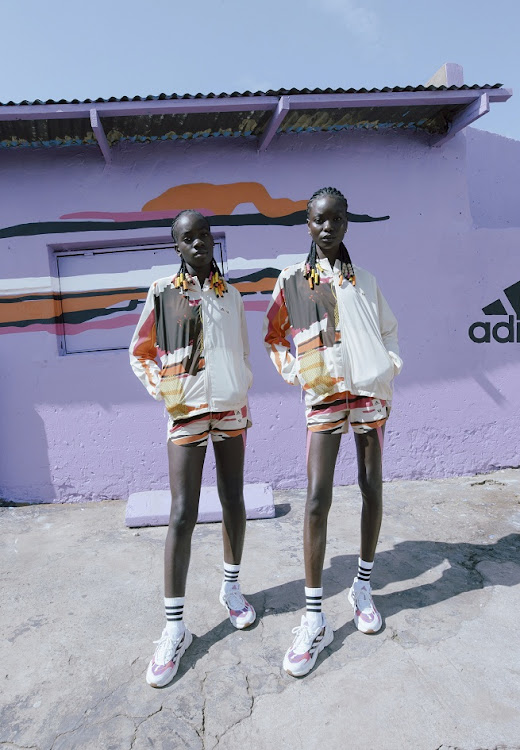 Adidas x Thebe Magugu is guided by 'finding beauty'.