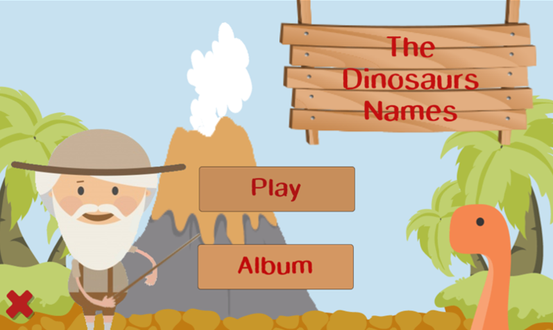 Android application Dinosaurs Names screenshort