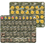 Camouflage Emoji Keyboard Skin Apk