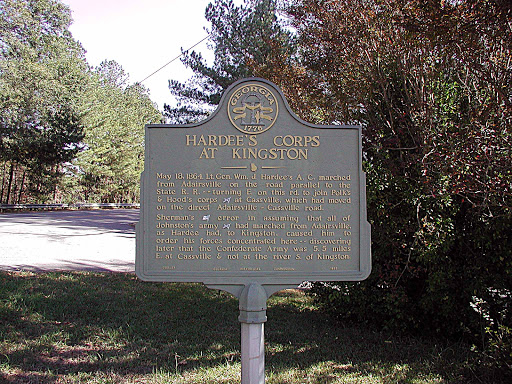 May 18, 1864. Lt. Gen. Wm. J. Hardee´s A. C. marched from Adairsville on the road parallel to the State R.R. -- turning E. on this rd. to join Polk´s & Hood´s corps [CSA] at Cassville, which had...