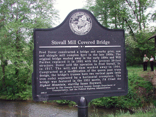 Fred Dover constructed a bridge and nearby grist, saw and shingle mill complex here in the late 1800s. The original bridge washed away in the early 1890s and Will Pardue replaced it in 1895 with...
