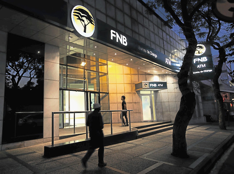 An FNB branch. File photo