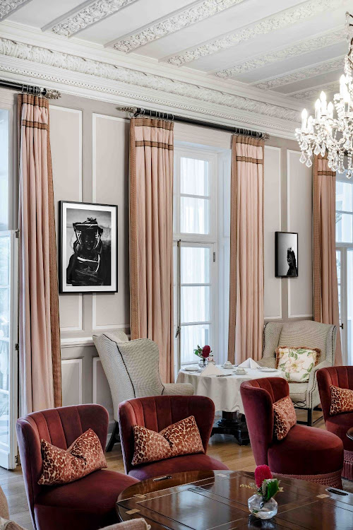 Zanele Muholi's artworks line the Mount Nelson A Belmond Hotel walls