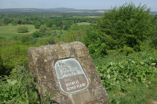A small car park is provided on the A285 south of Petworth to allow motorists to enjoy this South Downs viewpoint. The plaque says that the amenity is provided by the Rees Jeffreys Road Fund -...