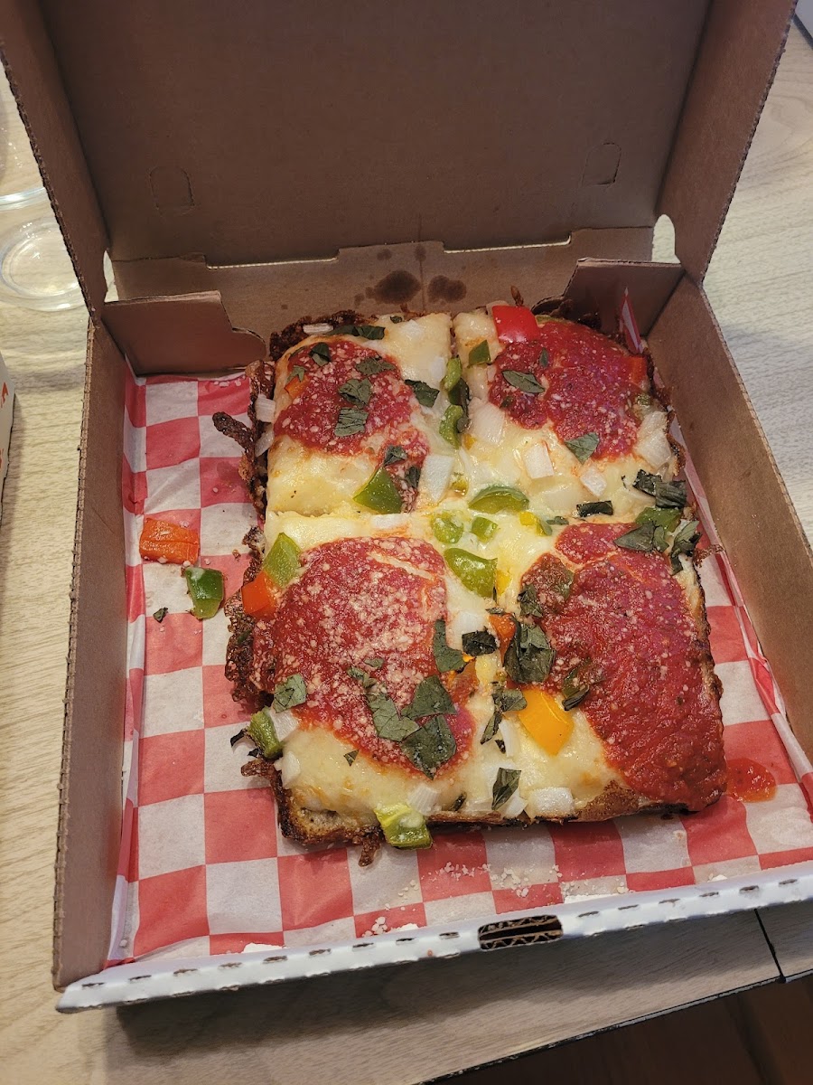 Gluten-Free Pizza at Pizza Wizard