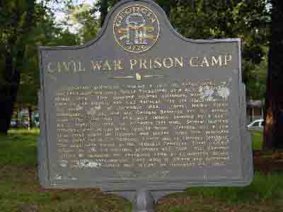 Confederate authorities, fearing a raid on Andersonville by Sherman´s marching army, chose Andersonville as a safe, temporary prison camp. Five thousand Federal prisoners were brought here on the...