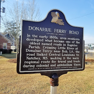 In the early 1800s, area residents developed what became one of the oldest named roads in Rapides Parish. Crossing the Little River at Donahue Ferry in Bob, LA, the road linked Central Louisiana to ...