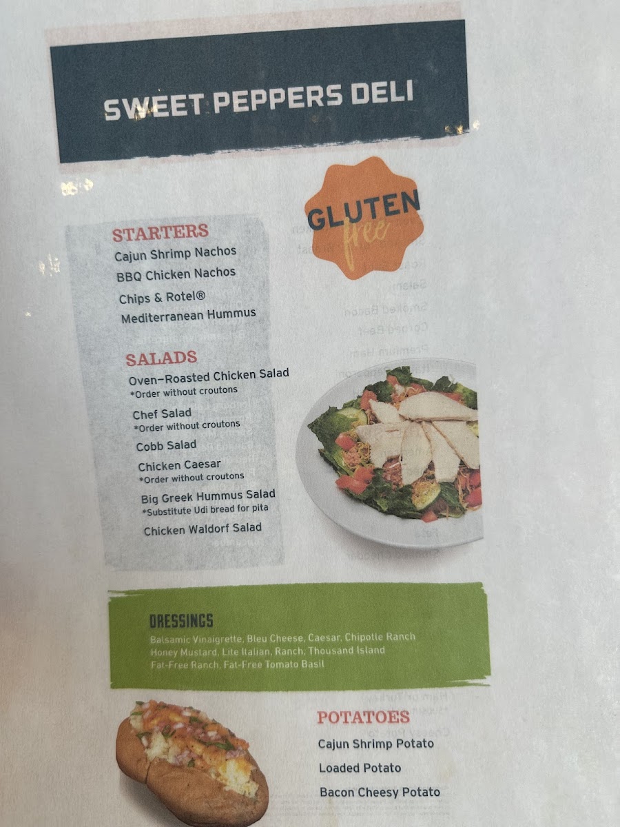 Gluten-Free at Sweet Peppers Deli