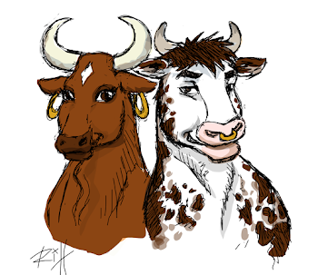 cow and bull