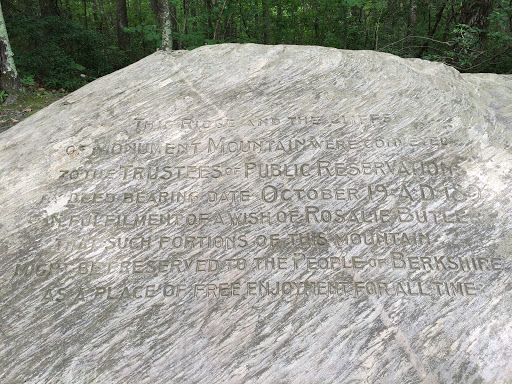 We have been climbing Monument Mountail in Great Barrington, MA for over 25 summers. We always stop and read the plaque. Out loud. And finish by saying "Yay Rosalie Butler", because she did a...