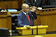 President Jacob Zuma in Parliament. File photo.