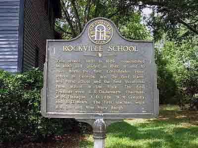 This school, built in 1889 consolidated in 1890 and graded in 1892, is said to have been the first Consolidated rural school in Georgia, also the first Standard rural school and the first...