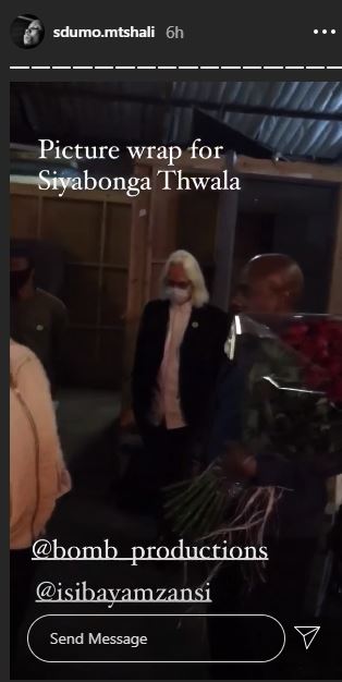 Isibaya cast members bid farewell to Siyabonga Twala.