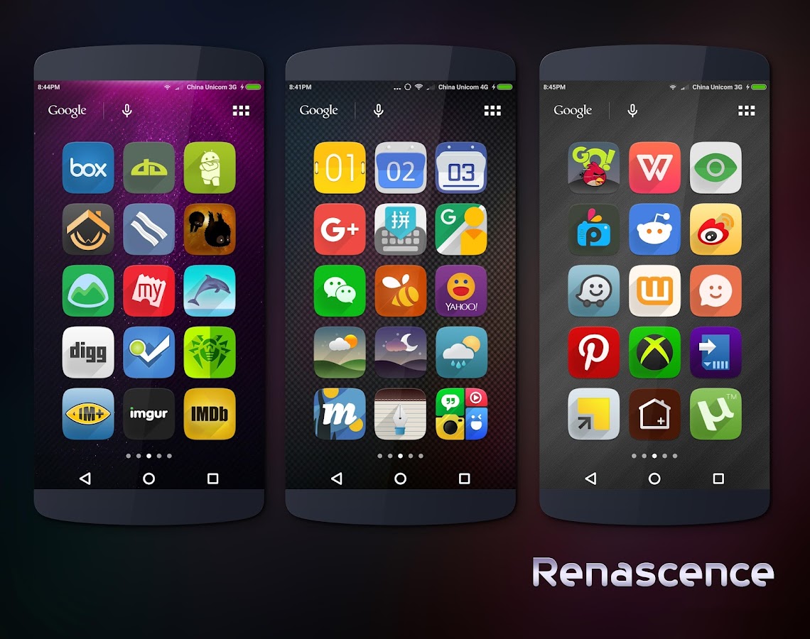    Renascence - Icon Pack- screenshot  