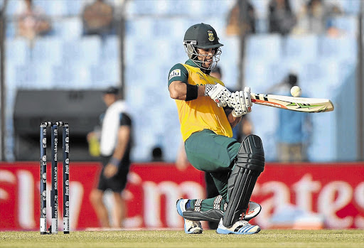 MAN OF THE MATCH: JP Duminy struck 86 not out during the World Twenty20 match between the Proteas and New Zealand in Chittagong, Bangladesh, yesterday