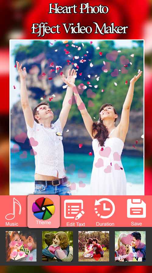 Heart Photo Effect Video Maker - Slideshow Maker — приложение на Android