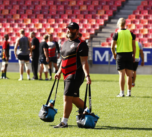 Southern Kings coach Deon Davids seen here during a training session at Nelson Mandela Bay Stadium on July 12, 2016 in Port Elizabeth, South Africa.
