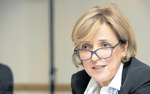 WAITING GAME: Barclays Africa chief executive Maria Ramos says the group is awaiting the approval of a licence for its wealth‚ investment management and insurance operation in East Africa Picture: MARTIN RHODES