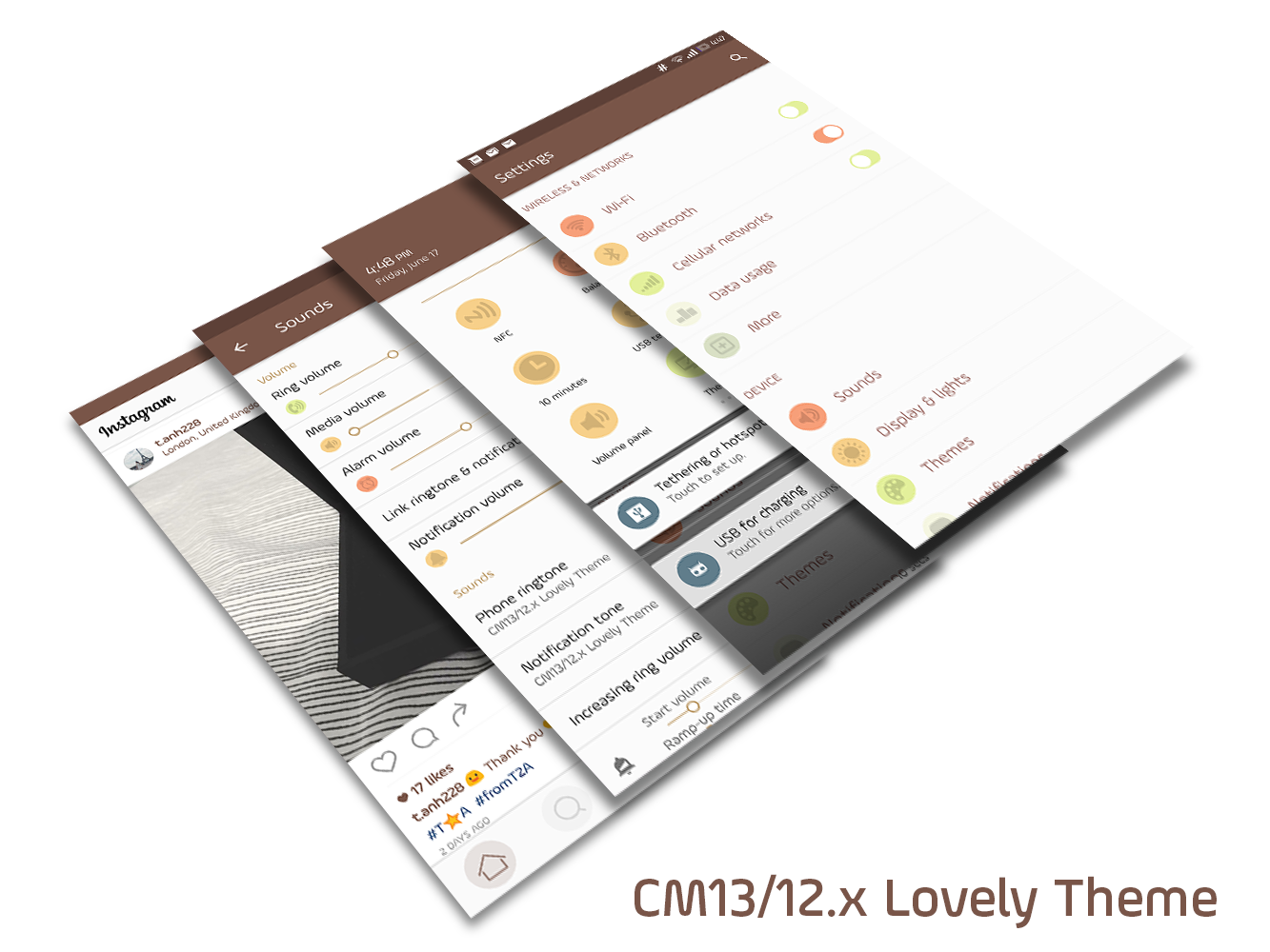Android application CM13/12.x Lovely Theme screenshort