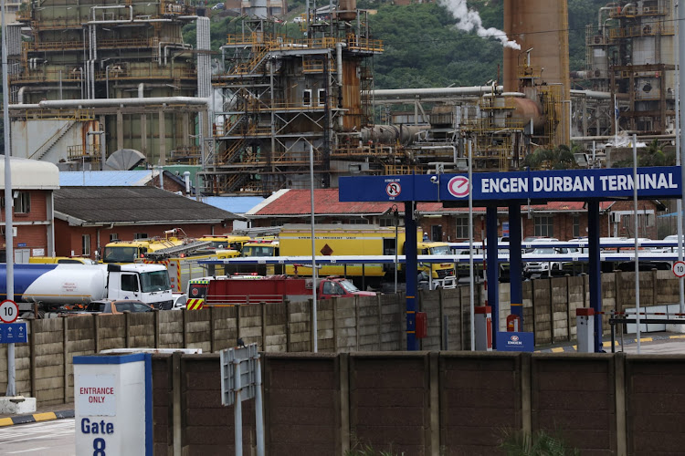 The Sapref refinery in south Durban has stopped operations amid ongoing violence in KZN. File picture.