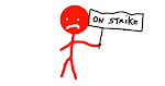 On strike