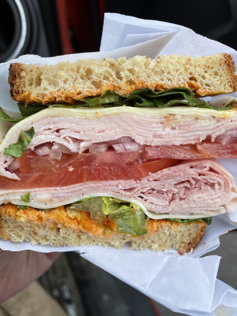 Cross section of the Polish Sandwich