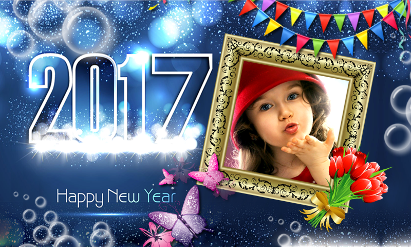 Android application New Year Frames 2017 FREE screenshort