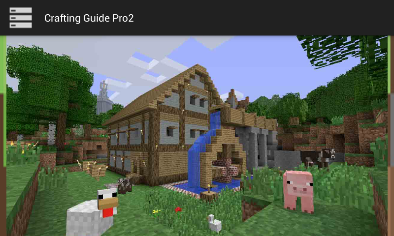 Android application Crafting Guide 2 for minecraft screenshort