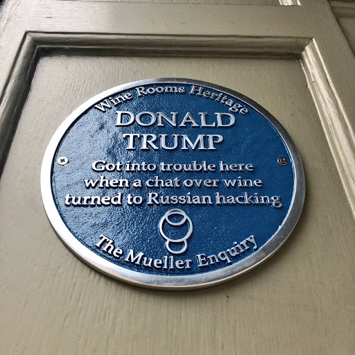 Wine Rooms Heritage  DONALD TRUMP Got into trouble here when a chat over wine turned to Russian hacking The Mueller Enquiry Submitted by @SebastianEPayne