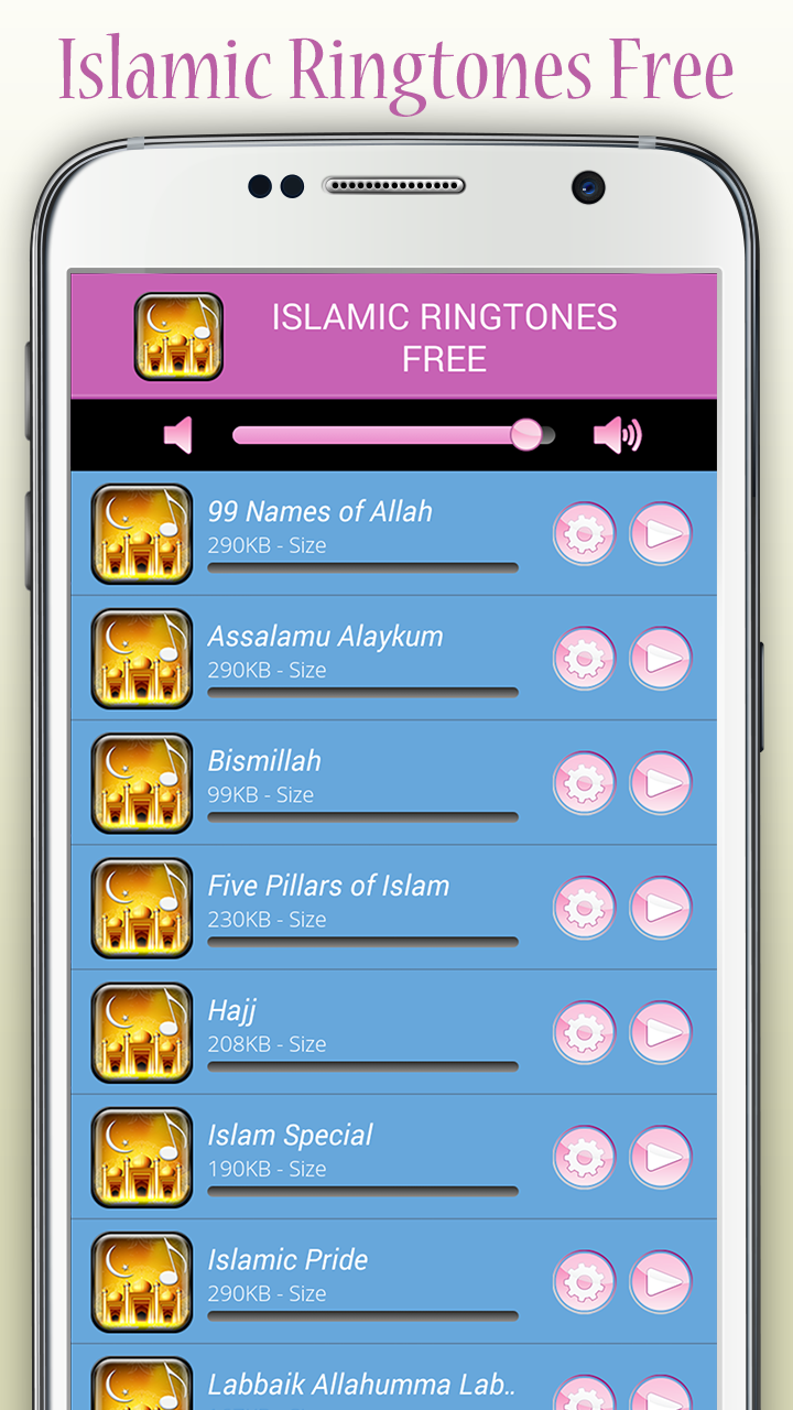 Android application Islamic Ringtones Free screenshort