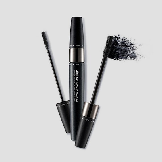 Thefaceshop 2 in 1 Curling Mascara 01 Black